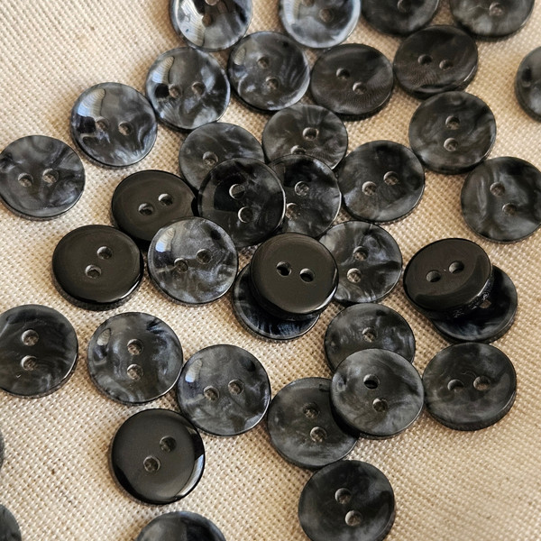 Изображение товара Набор пуговиц Sentex P-A2027 11.5/2 (12шт, антрацит)