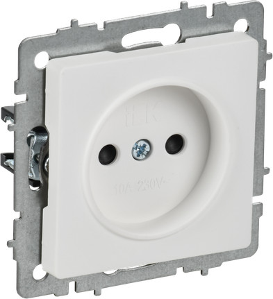 Изображение товара Розетка IEK Brite BR-R13-10-K91 (арктический белый)