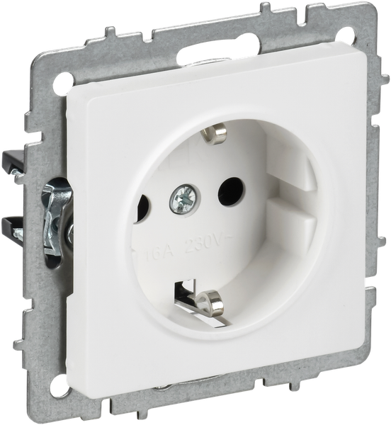 Изображение товара Розетка IEK Brite BR-R14-16-K91 (арктический белый)