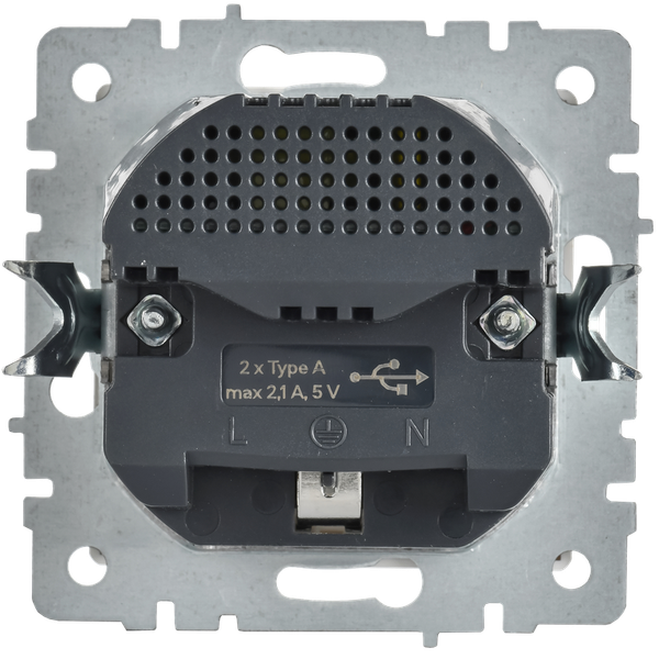Изображение товара Розетка IEK Brite BR-R14-16-U21-D21-K91 (арктический белый)
