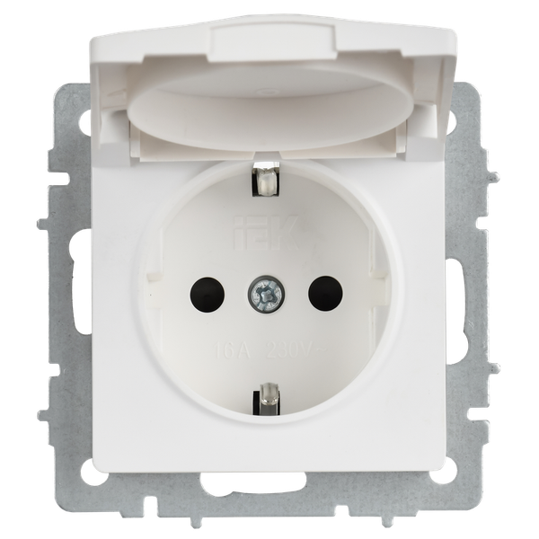 Изображение товара Розетка IEK Brite BR-R16-16-K91 (арктический белый)