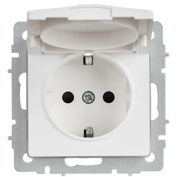 Изображение товара Розетка IEK Brite BR-R16-16-44-K91 (арктический белый)