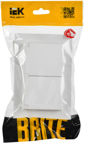 Изображение товара Розетка IEK Brite BR-R26-16-44-K91-F (арктический белый)