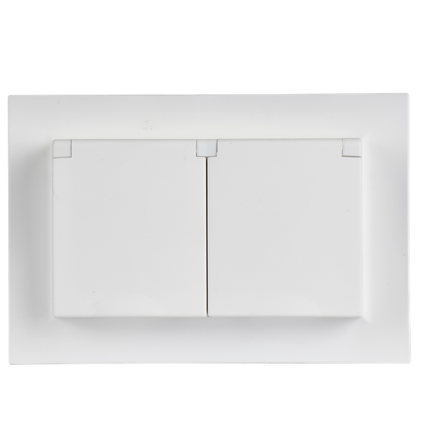 Изображение товара Розетка IEK Brite BR-R26-16-44-K91-F (арктический белый)