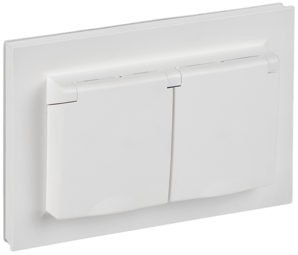 Изображение товара Розетка IEK Brite BR-R26-16-44-K91-F (арктический белый)
