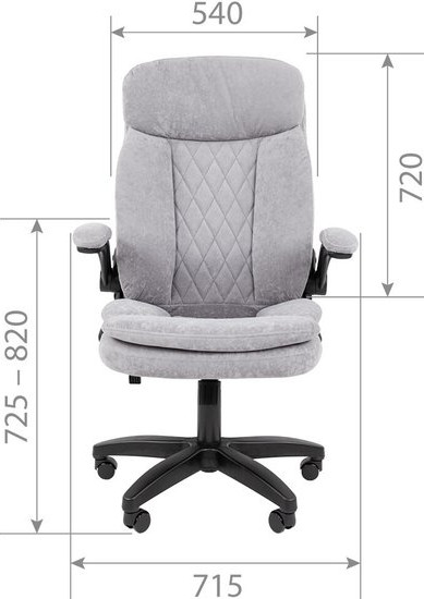 Изображение товара Кресло офисное Chairman Home 533 (ткань S темно-серый)