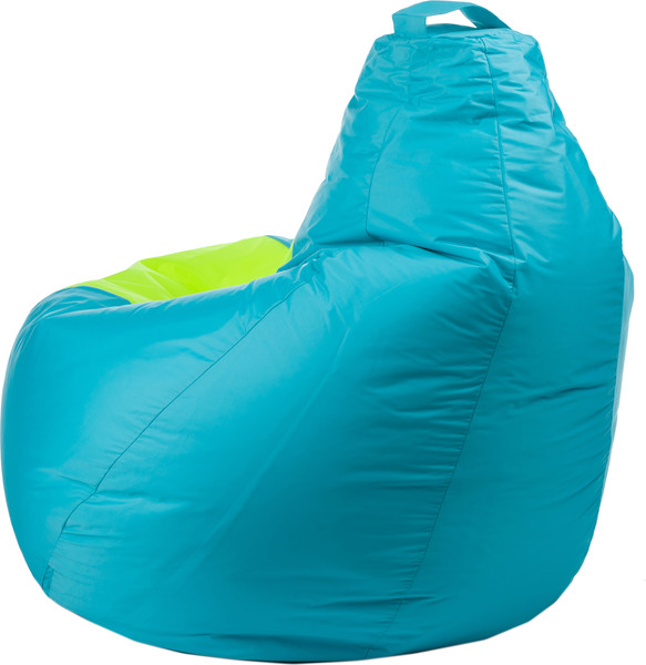 Изображение товара Бескаркасное кресло Mio Tesoro Груша Kombo XXL / GF-130x85-NN (небесный/неон)