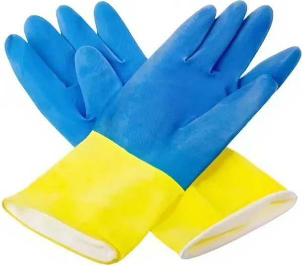 Изображение товара Перчатки защитные Эрдеком Латексные / 651041 (S, двойной цвет)