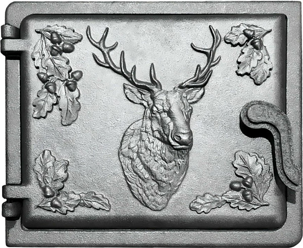 Изображение товара Дверца печная ЛитДеталь ДТ-3 Олень (270х230мм)