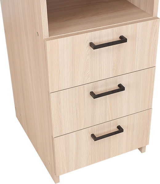 Изображение товара Компьютерный стол Polini Kids Home Vector 004 с 3 ящиками и нишей / 0002899.179 (ясень шимо светлый)