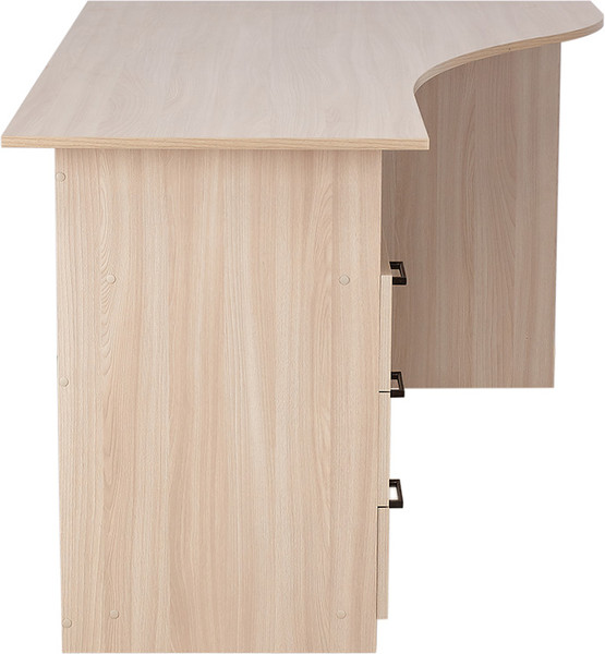 Изображение товара Компьютерный стол Polini Kids Home Vector 004 с 3 ящиками и нишей / 0002899.179 (ясень шимо светлый)