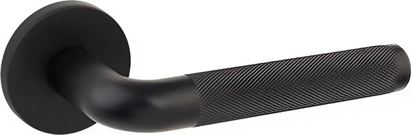 Изображение товара Комплект дверной фурнитуры Code Deco Slim H-40149-A-BLM без фиксатора (черный)