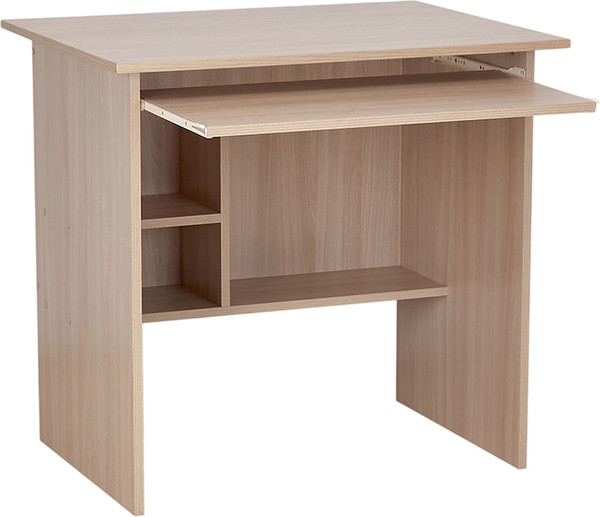 Изображение товара Компьютерный стол Polini Kids Home Vector 111 с выдвижной полкой и нишами / 0002897.179 (ясень шимо светлый)