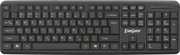 Изображение товара Комплект клавиатура и мышь ExeGate Combo MK120-OEM / EX287139RUS