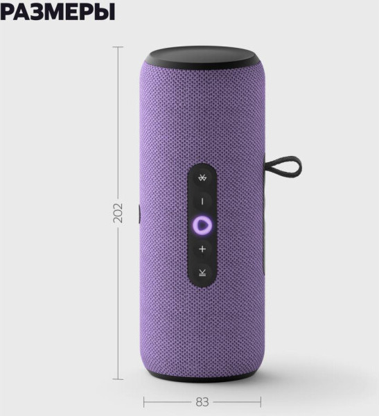Изображение товара Умная портативная колонка Яндекс Станция Стрит YNDX-00030VIO (фиолетовый)