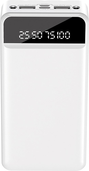 Изображение товара Портативное зарядное устройство XO PR164 30000mAh (белый)