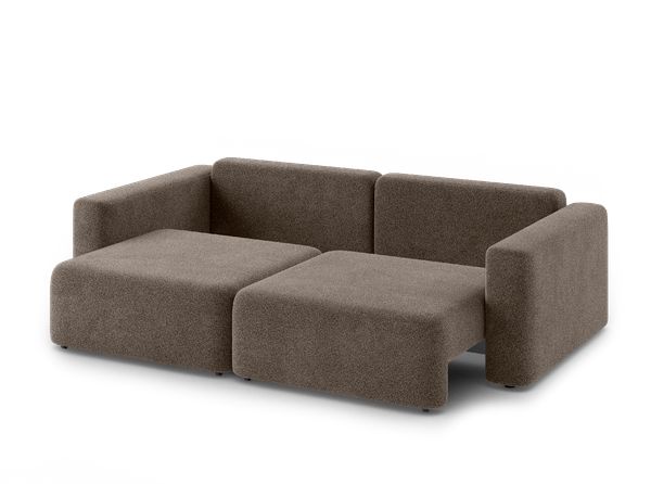 Изображение товара Диван Mio Tesoro 144 (коричневый Lana 30)