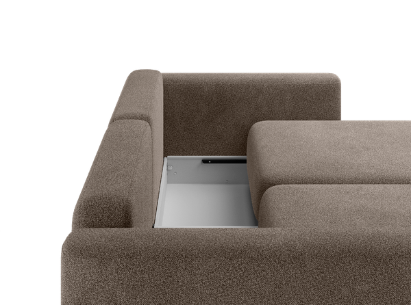 Изображение товара Диван Mio Tesoro 144 (коричневый Lana 30)