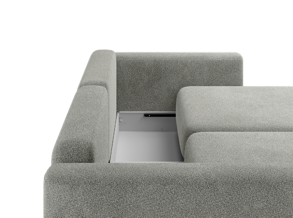 Изображение товара Диван Mio Tesoro 144 (серый Lana 82)