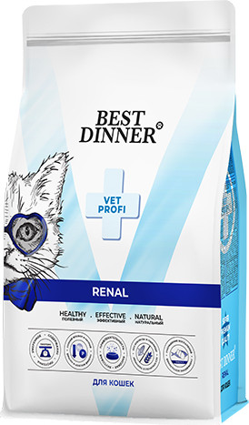 Изображение товара Сухой корм для кошек Best Dinner Vet Profi Renal (1.5кг)