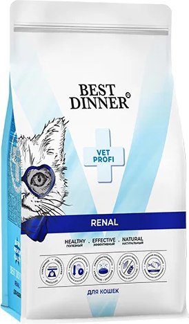Изображение товара Сухой корм для кошек Best Dinner Vet Profi Renal (1.5кг)