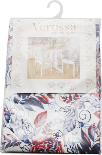 Изображение товара Скатерть Verossa 144x144 / 757400 (птички серые)