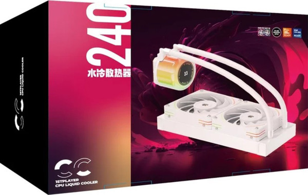 Изображение товара Кулер для процессора 1stPlayer CC 240 / CC-240-WH (белый)