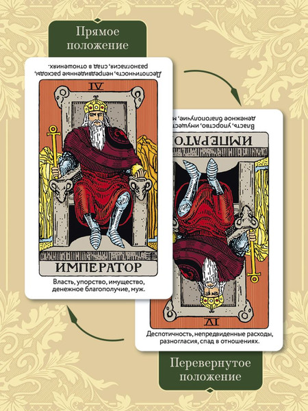 Изображение товара Гадальные карты Эксмо Обучающее Таро Уэйта (9785042075490)