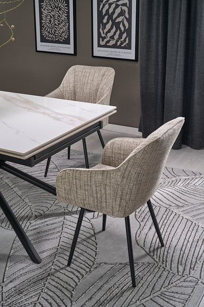 Изображение товара Стул Halmar K576 (бежевый/черный)