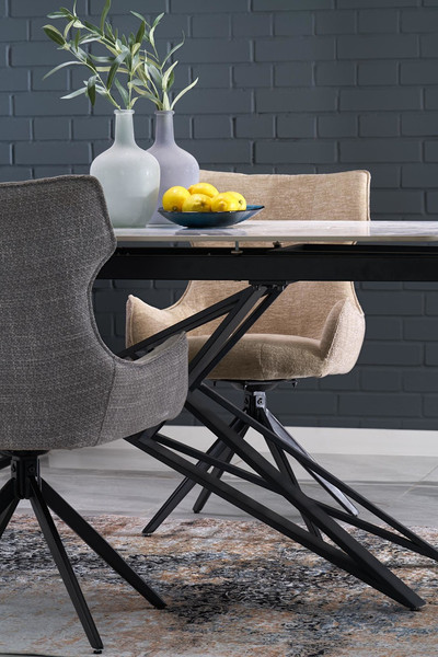 Изображение товара Стул Halmar K573 (бежевый/черный)