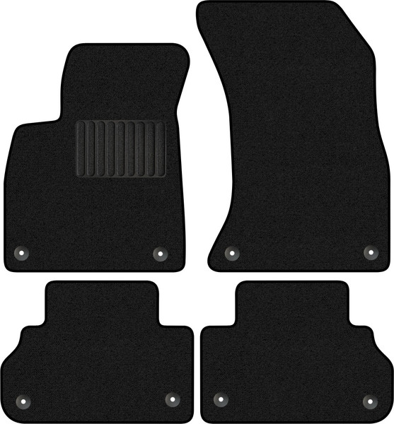 Изображение товара Комплект ковриков для авто Alicosta 0118_1_PR-6 для Audi Q5 II SUV/FY 2016-н.в. (ворс, черный)