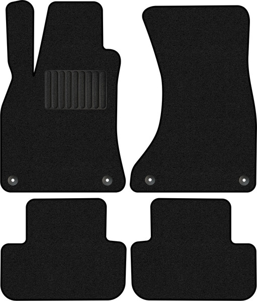 Изображение товара Комплект ковриков для авто Alicosta 2189_1_PR-6 для Audi S5 I лифтбек/8TA 2009-2017 (ворс, черный)