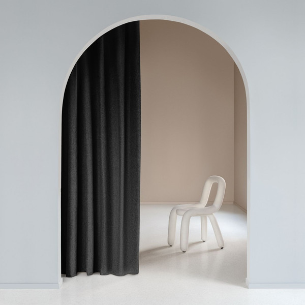 Изображение товара Штора Волшебная ночь Рогожка 165x270 / 779395 (графит)