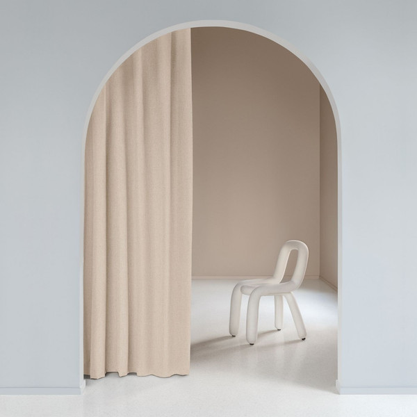 Изображение товара Штора Волшебная ночь Рогожка 200x270 / 779399 (жемчуг)