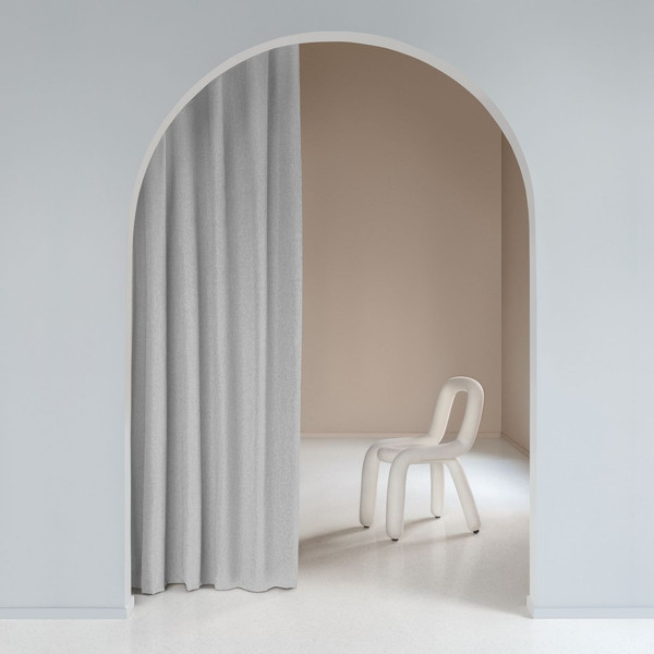 Изображение товара Штора Волшебная ночь Рогожка 200x270 / 779400 (пепельно-серый)