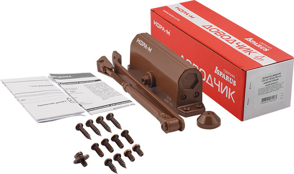 Изображение товара Доводчик с рычагом Нора-М Isparus 420 (коричневый 8024)