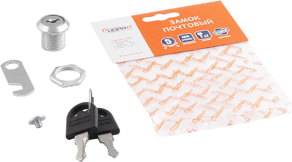 Изображение товара Замок почтовый Нора-М 6103-16-пп (хром, хедер)