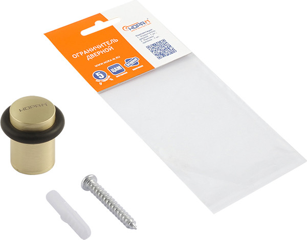 Изображение товара Ограничитель дверной Нора-М 105 / 7246 (матовое золото)