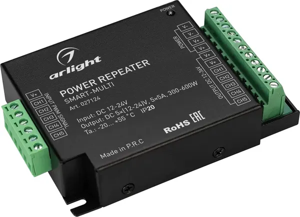 Изображение товара Усилитель сигнала для светодиодной ленты Arlight SMART-MULTI / 027124