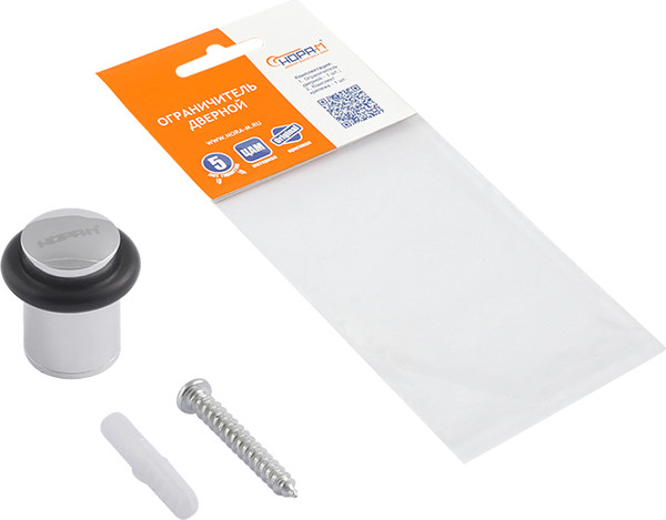 Изображение товара Ограничитель дверной Нора-М 105 / 7247 (хром)