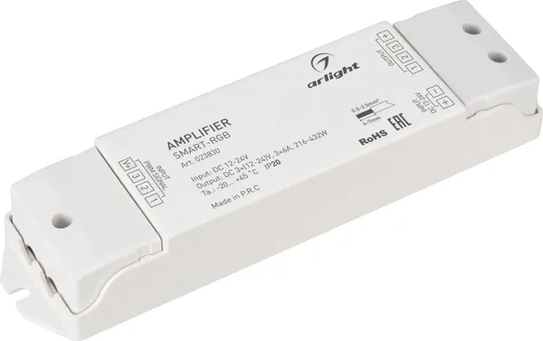Изображение товара Усилитель сигнала для светодиодной ленты Arlight SMART-RGB / 023830