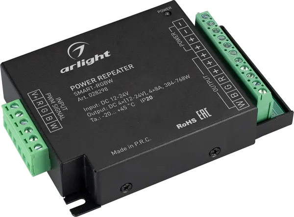 Изображение товара Усилитель сигнала для светодиодной ленты Arlight SMART-RGBW / 028298