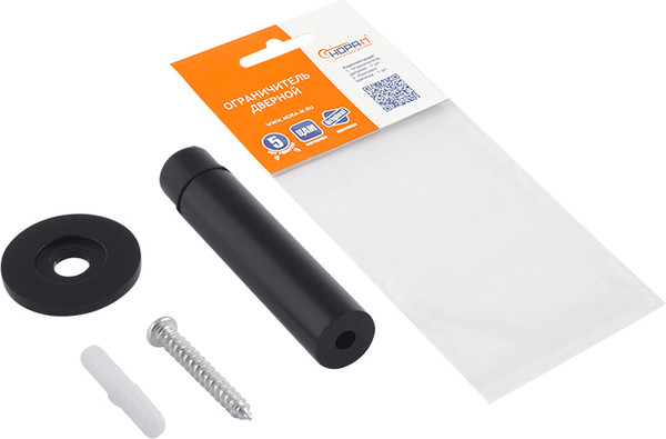 Изображение товара Ограничитель дверной Нора-М 121 / 18554 (черный)