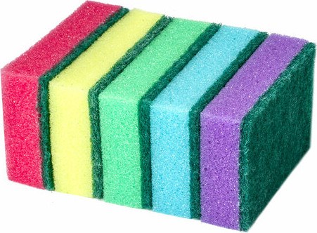 Изображение товара Набор губок для мытья посуды Laima MAXI / 601554 (5шт)