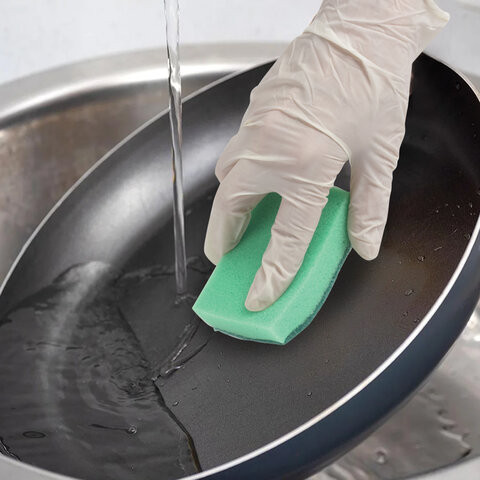 Изображение товара Набор губок для мытья посуды Laima MAXI / 601554 (5шт)