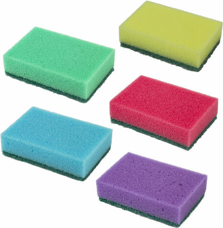 Изображение товара Набор губок для мытья посуды Laima MAXI / 601554 (5шт)