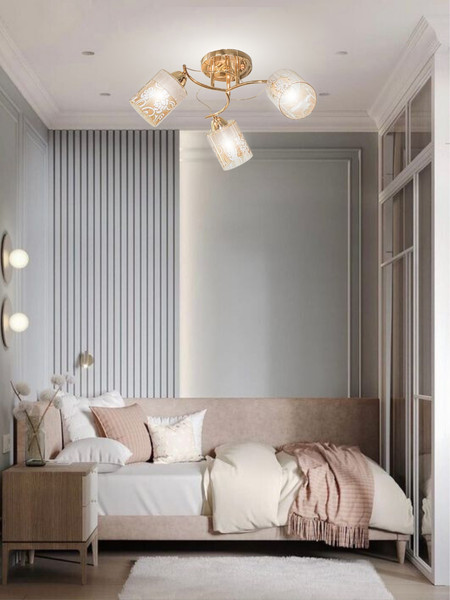 Изображение товара Люстра Aitin-Pro НПБ 02-3x60-101 / 8197/3A (золото)