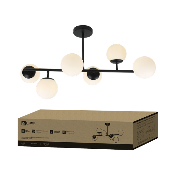 Изображение товара Люстра INhome Aurora Luna-6G9-BL 6хG9 / 4690612062747