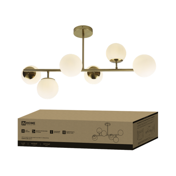 Изображение товара Люстра INhome Aurora Luna-6G9-LT 6xG9 / 4690612062754