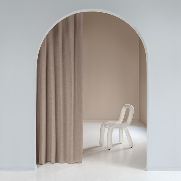 Изображение товара Штора Волшебная ночь Рогожка 200x270 / 775624 (какао)